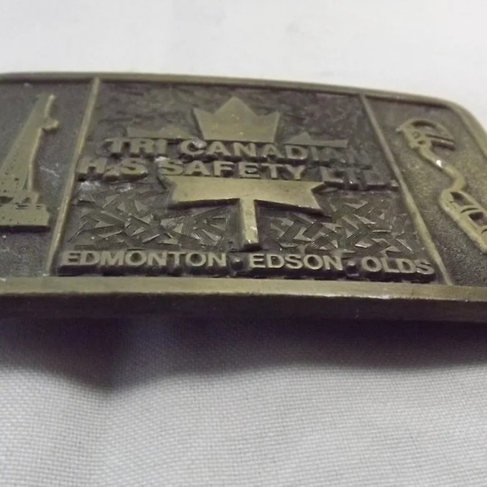 Tri Canadian H2S Safety Ltd. Mining/Oilfield Sector Belt Buckle - Picture 2 of 5